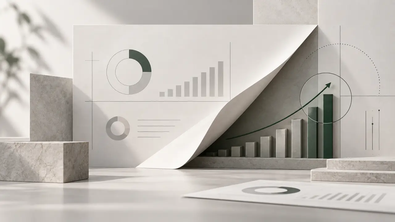 Équipe dirigeante analysant un budget et des indicateurs de marge dans un environnement professionnel